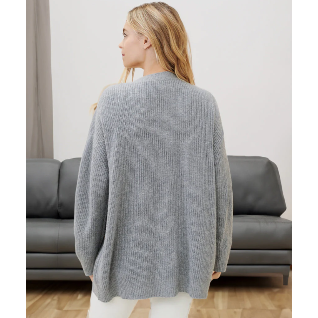 Araceli | Damen Lange Strickjacke | Warm