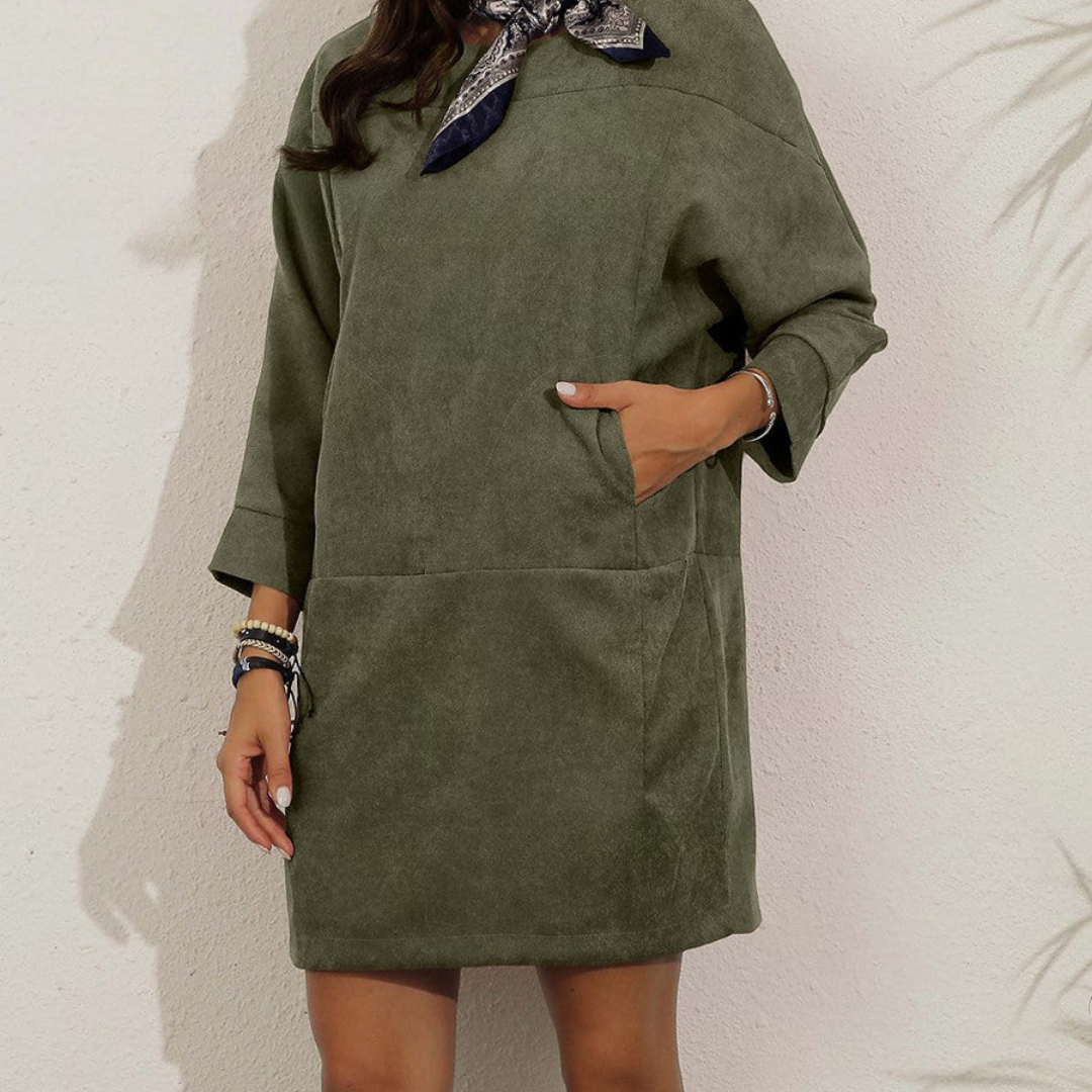 Winter Hemdblusenkleid Damen | Mini
