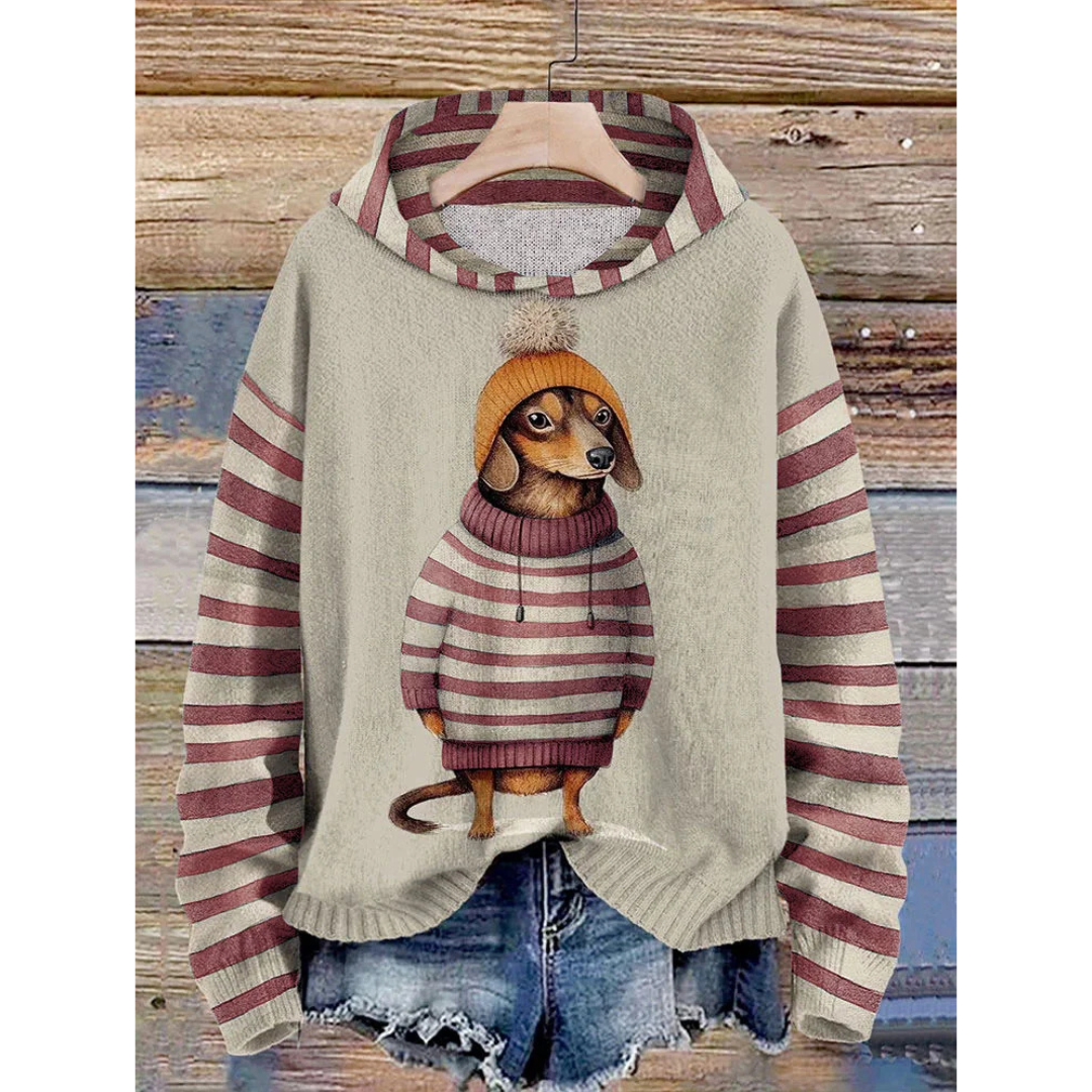 Fayyamin | Damen Bedruckter Kapuzenpulli | Winter