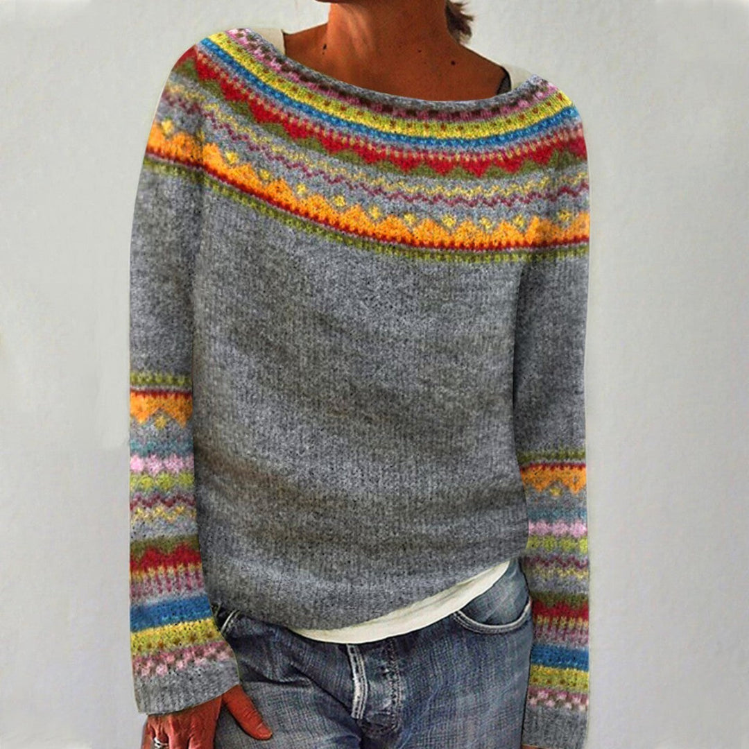 Höflichkeit | Damen Warmer Rundhalsausschnitt Pullover | Langarm