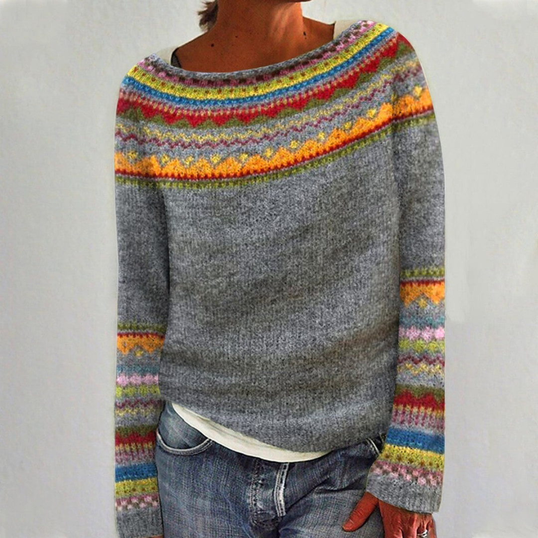 Höflichkeit | Damen Warmer Rundhalsausschnitt Pullover | Langarm