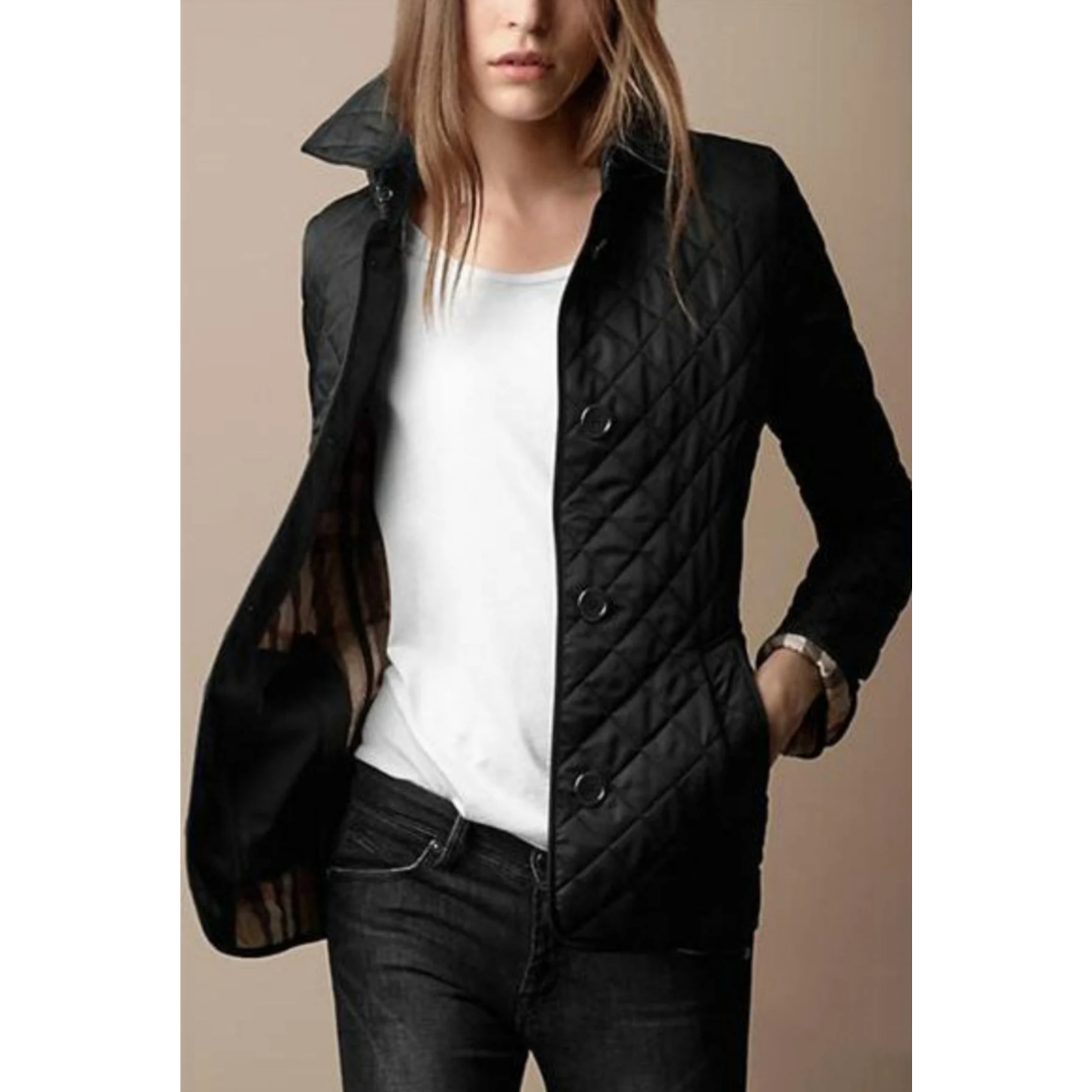 Marles | Damen Knopf Daunenjacke | Moderne