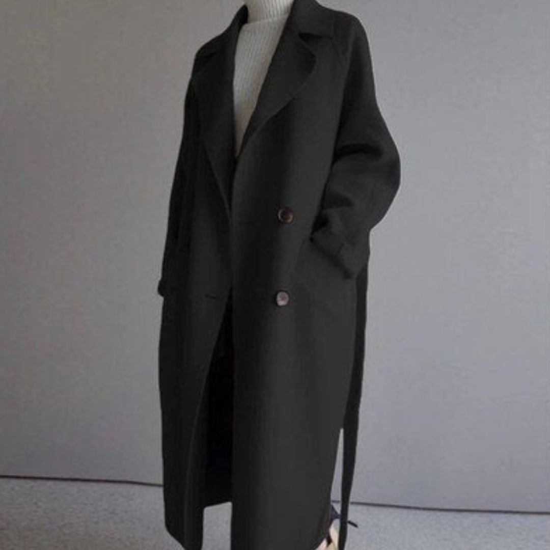 Nadjain | Damen Warmer Trenchmantel | Langarm
