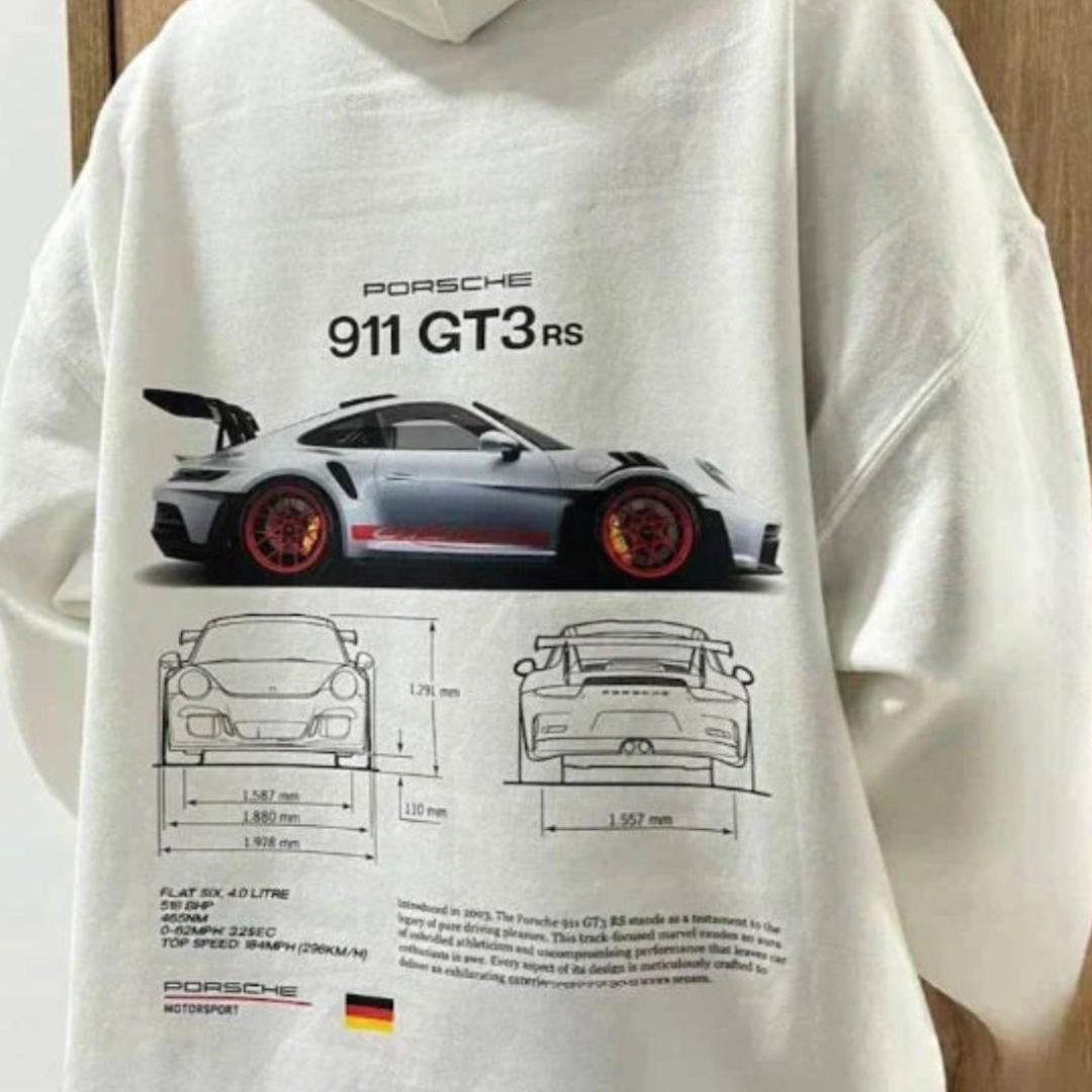 Herren Überdimensionale Bedruckte Kapuzenpulli | Bequem