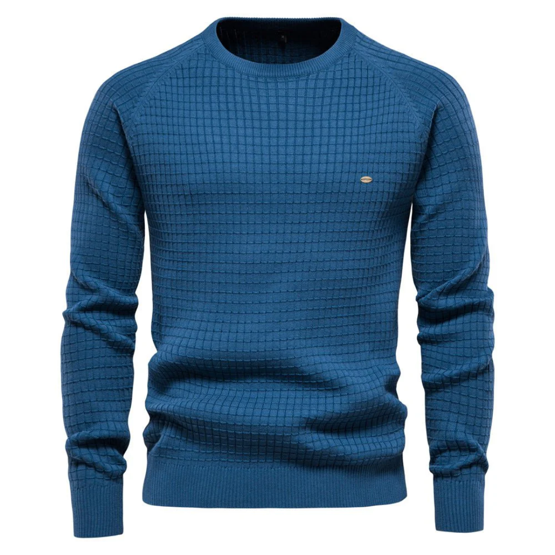 Herren Warmer Strickpullover | Langarm