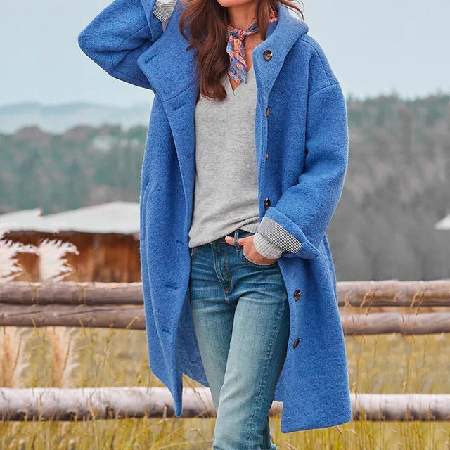 Renateil | Warme Wintermantel Damen | Lang