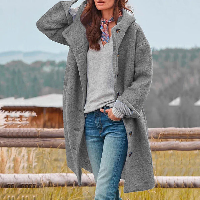 Renateil | Warme Wintermantel Damen | Lang