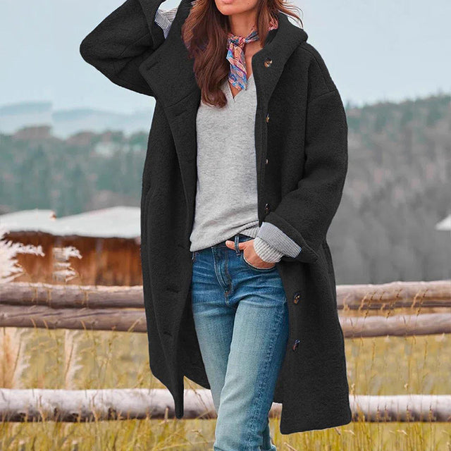 Renateil | Warme Wintermantel Damen | Lang