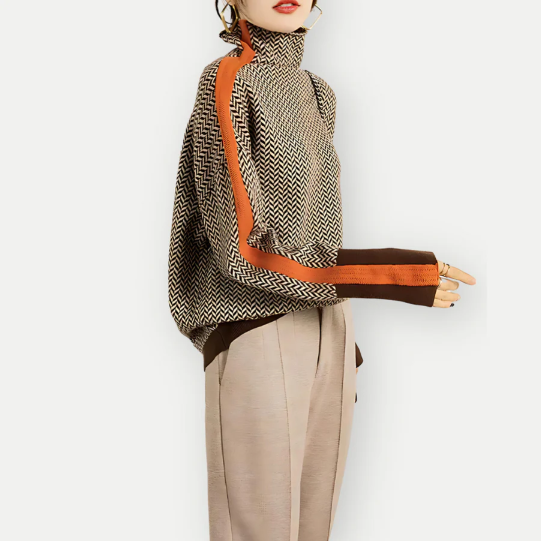 Clauzia | Damen Moderne Winterpullover | Lange Ärmel