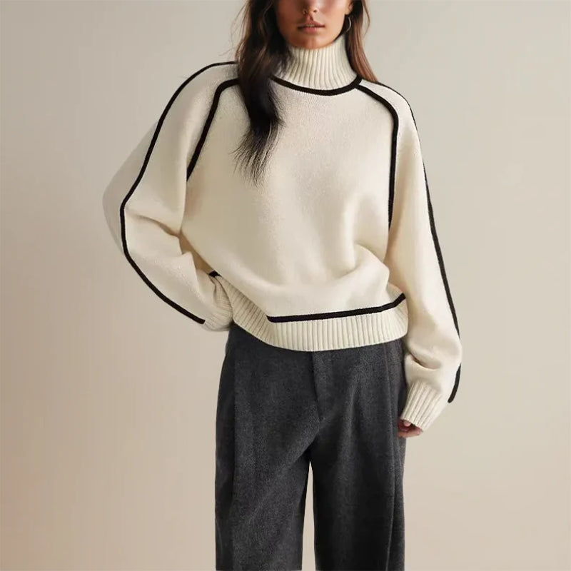 Meikena | Damen Warmer Rollkragenpullover | Winter