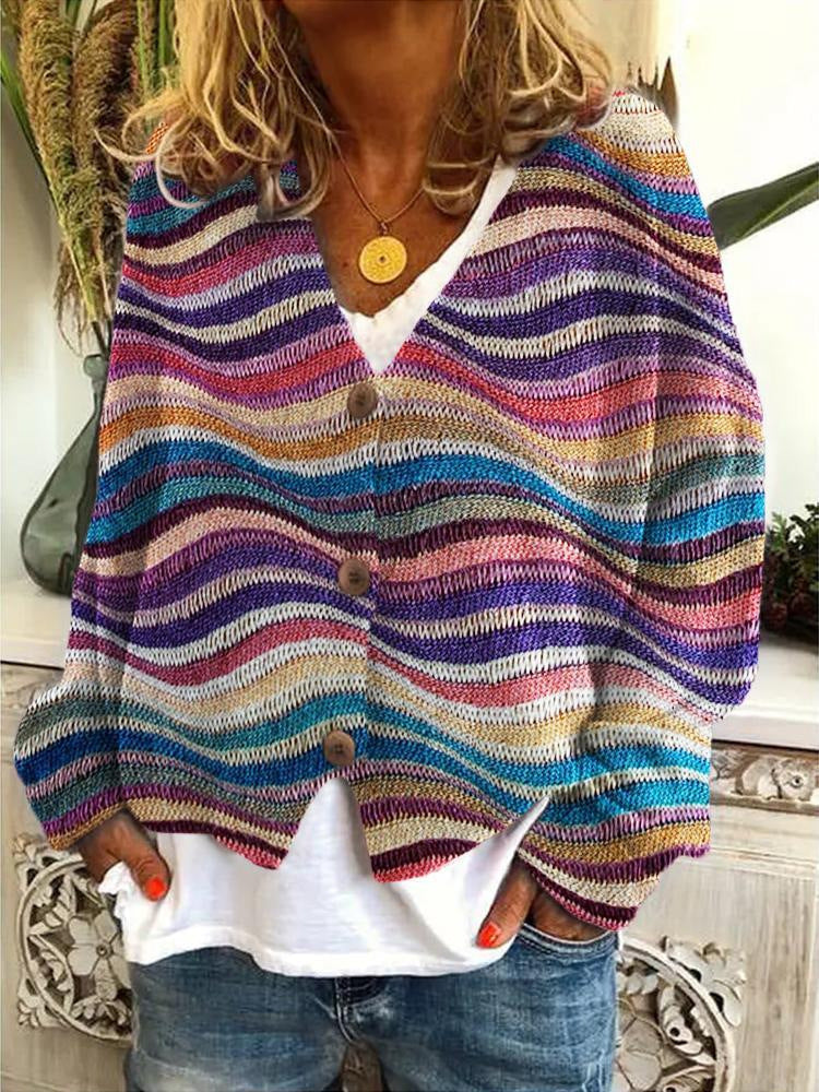 Petrani | Norweger Kurzstrickjacken Damen | Jahrgang