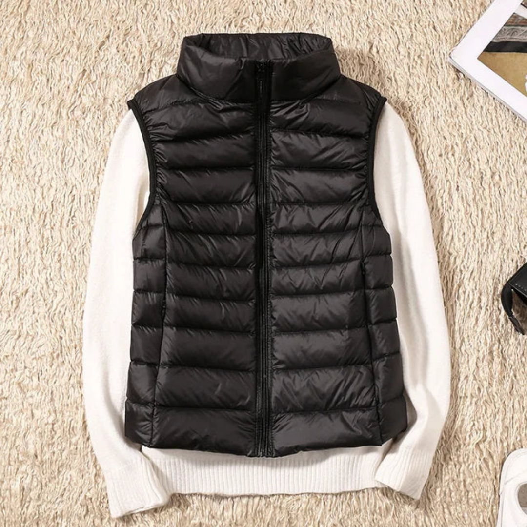 Melita | Damen Classic Streetwear Weste | Lässig