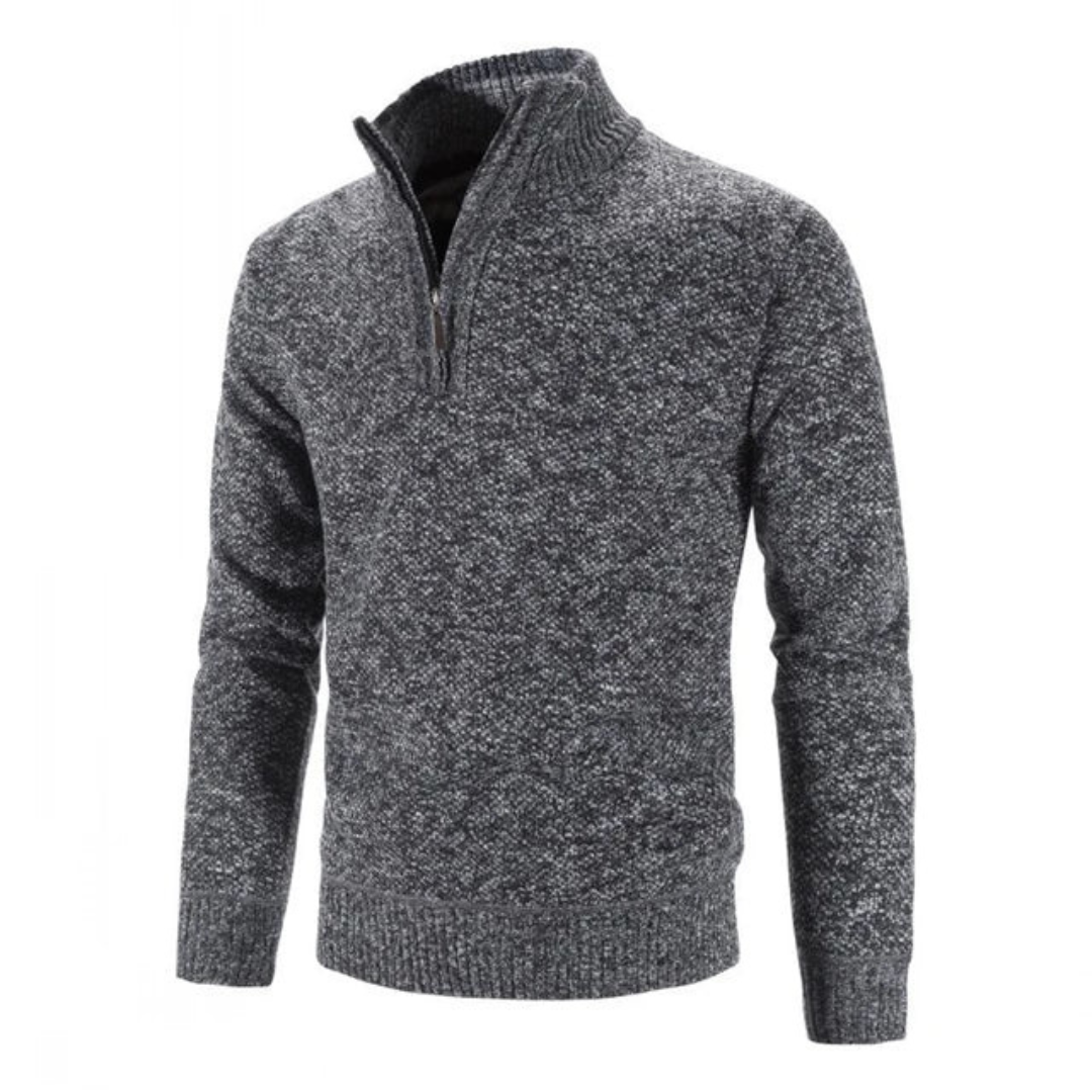 Heinzan | Herren Warmer Pullover | Halber Reißverschluss