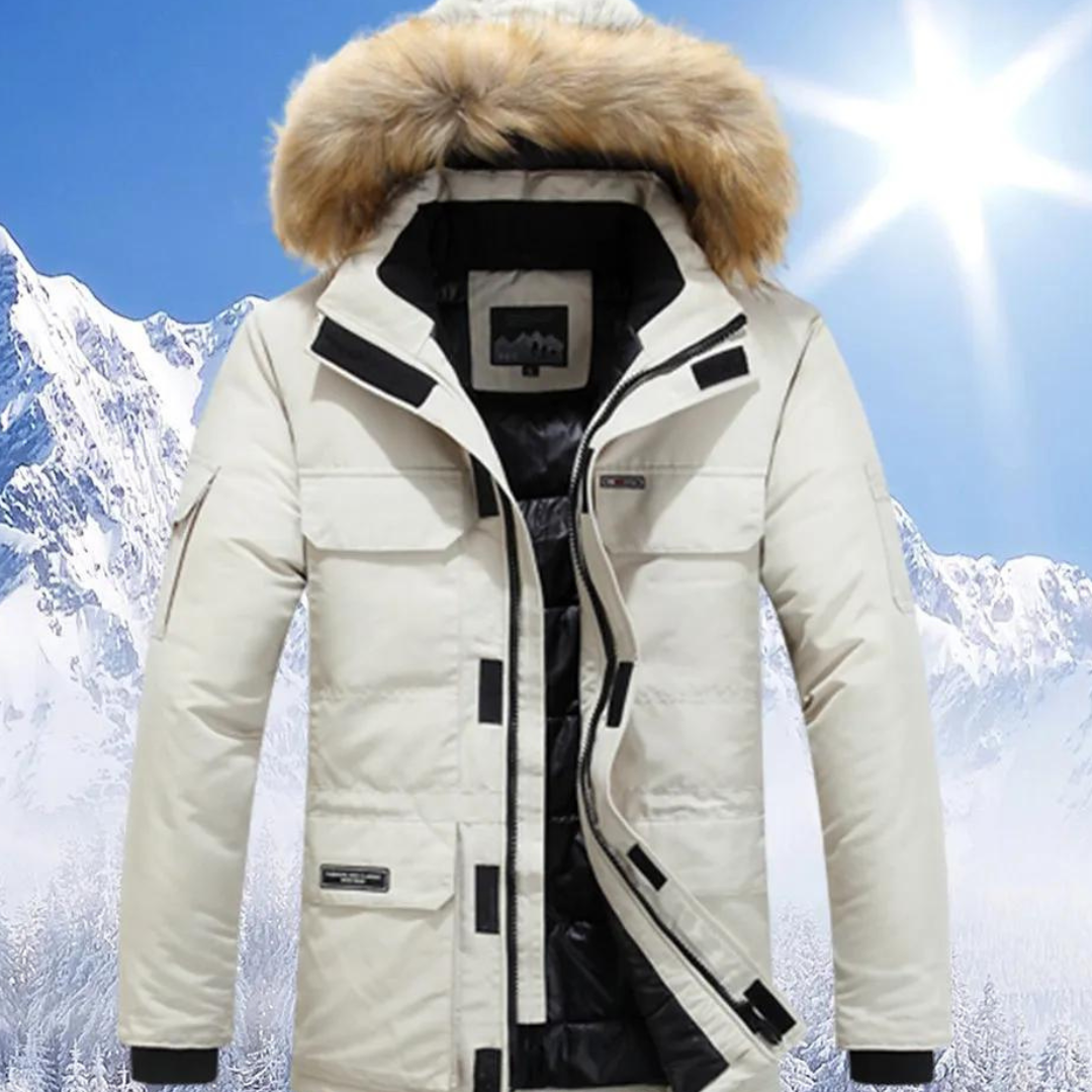 Berndia | Herren Stylischer Winter Parka Jacke | Warm