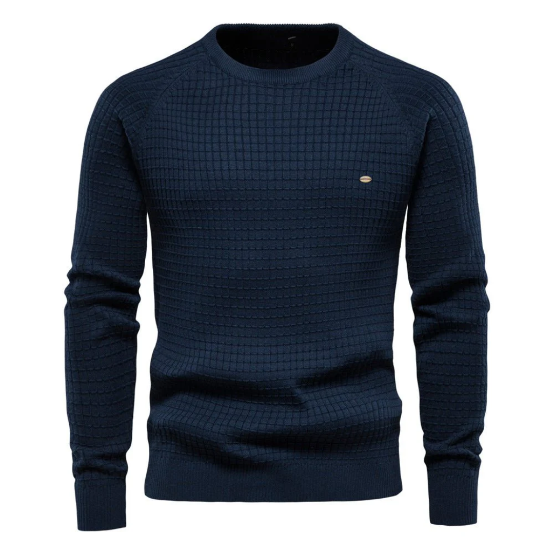 Herren Warmer Strickpullover | Langarm