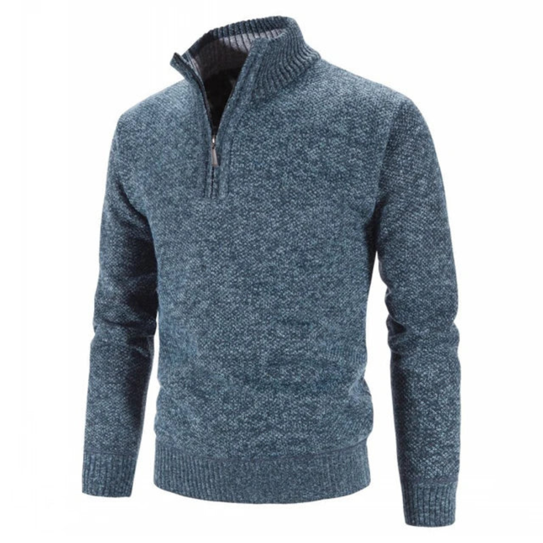 Heinzan | Herren Warmer Pullover | Halber Reißverschluss