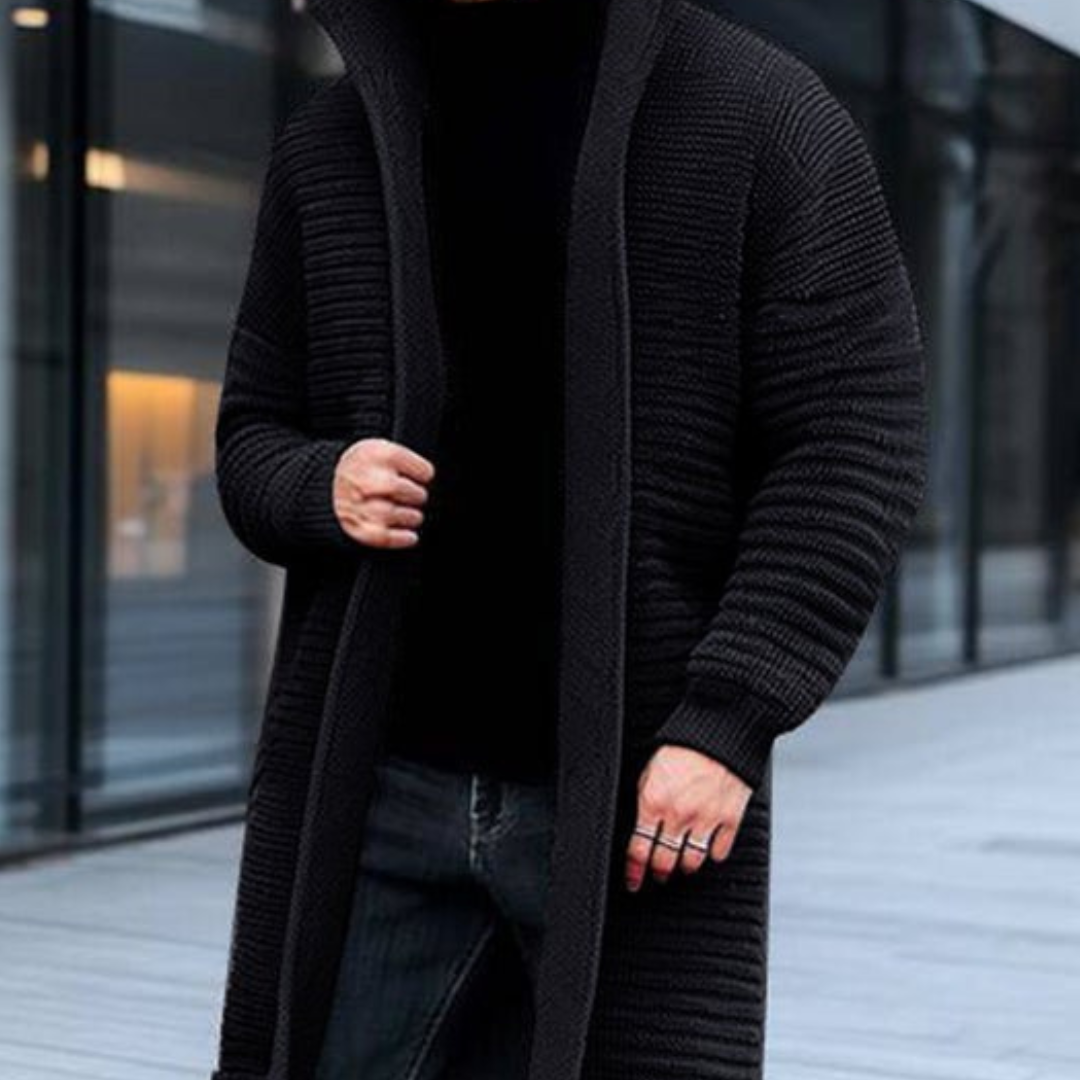 Herren Lange Strick Warme Strickjacke | Winter