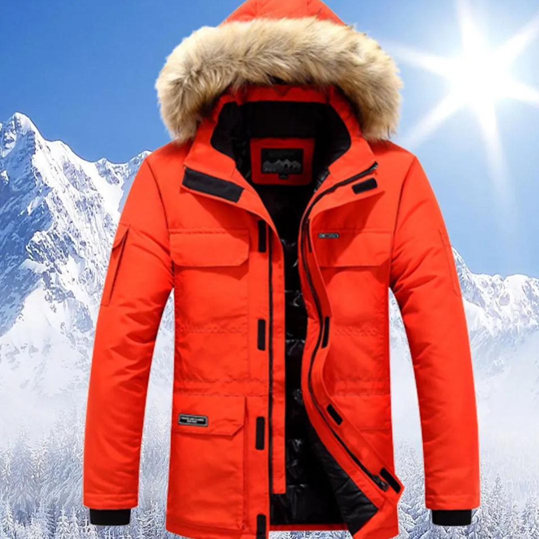Berndia | Herren Stylischer Winter Parka Jacke | Warm