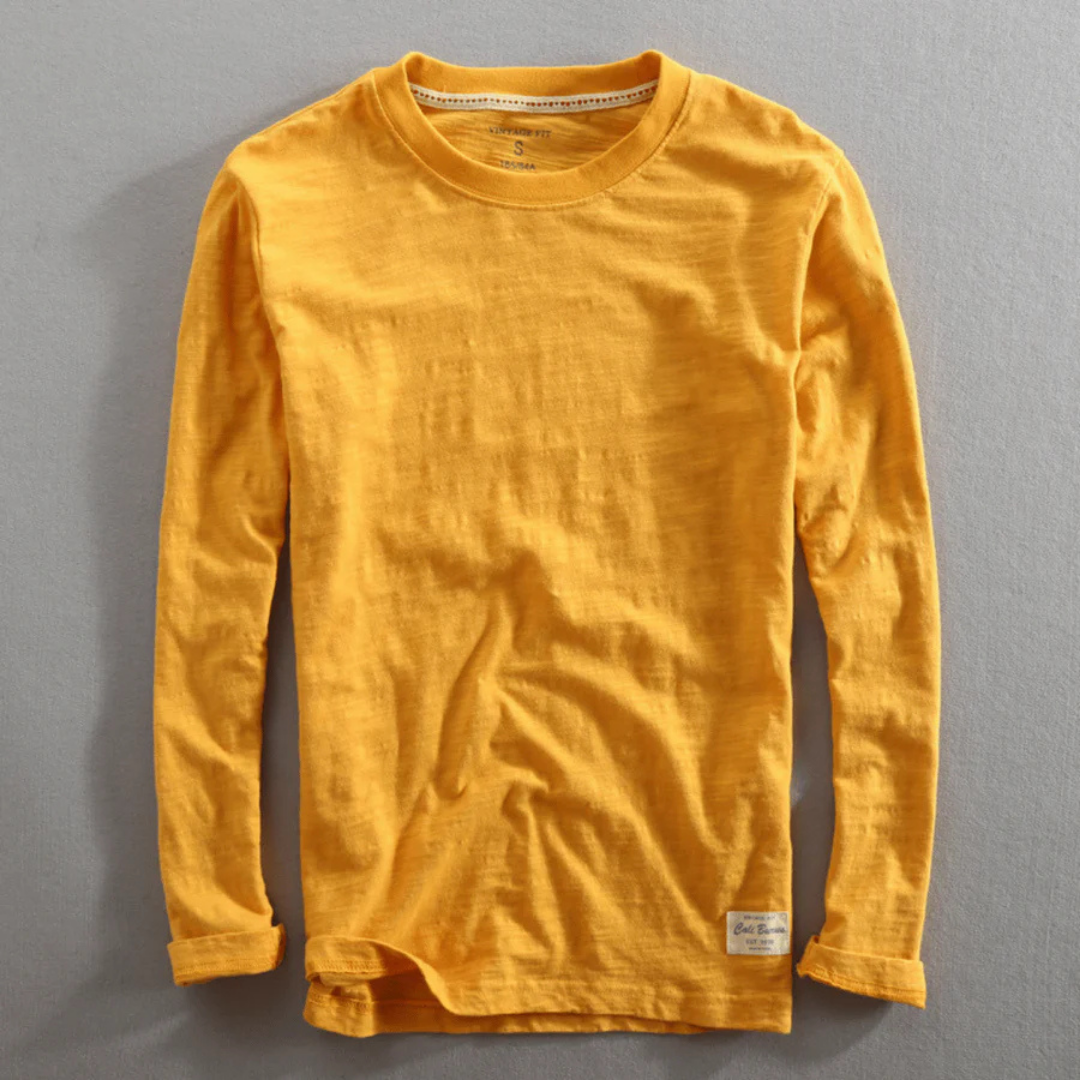 Herren Langarm T-Shirt | Rundhalsausschnitt