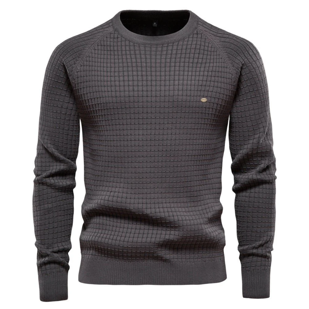 Herren Warmer Strickpullover | Langarm