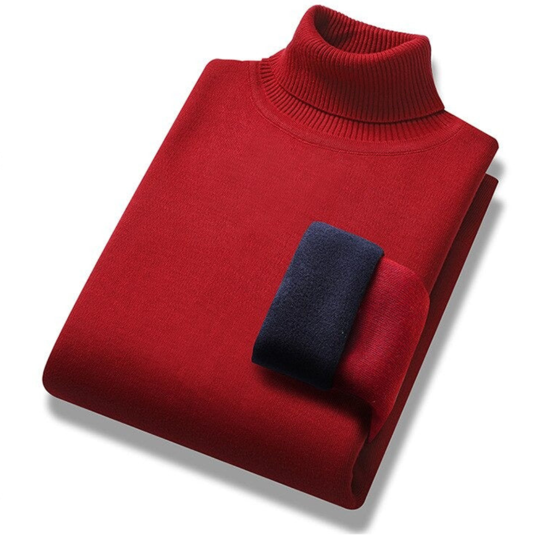 Herren Rollkragenpullover Warmer Winterpullover | Strick