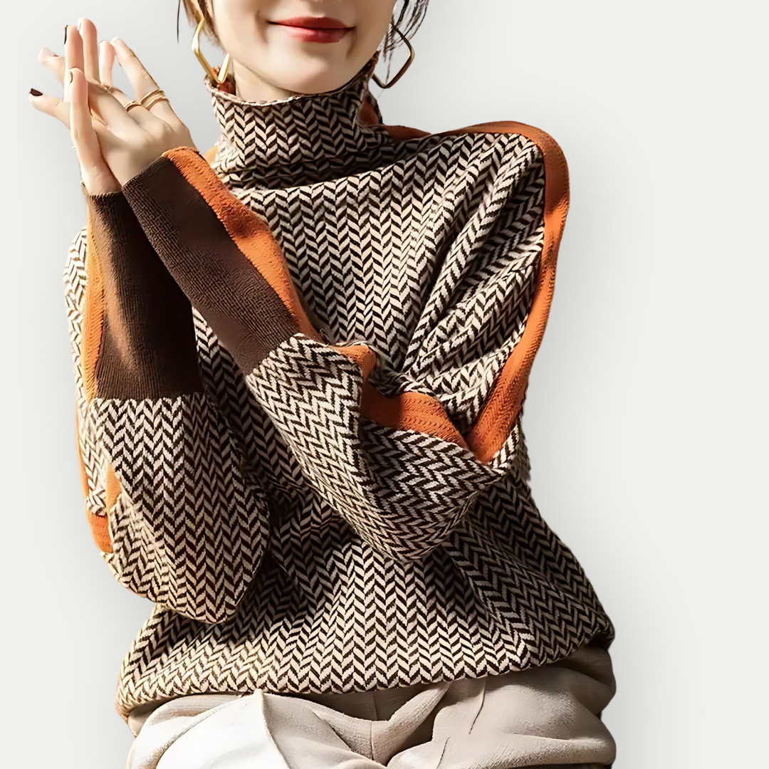 Clauzia | Damen Moderne Winterpullover | Lange Ärmel