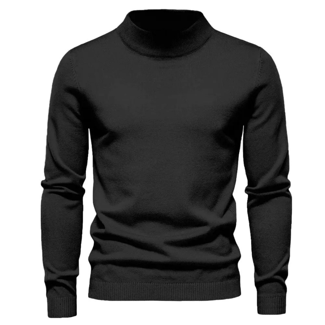 Herren Rollkragen Warmer Winterpullover | Langarm
