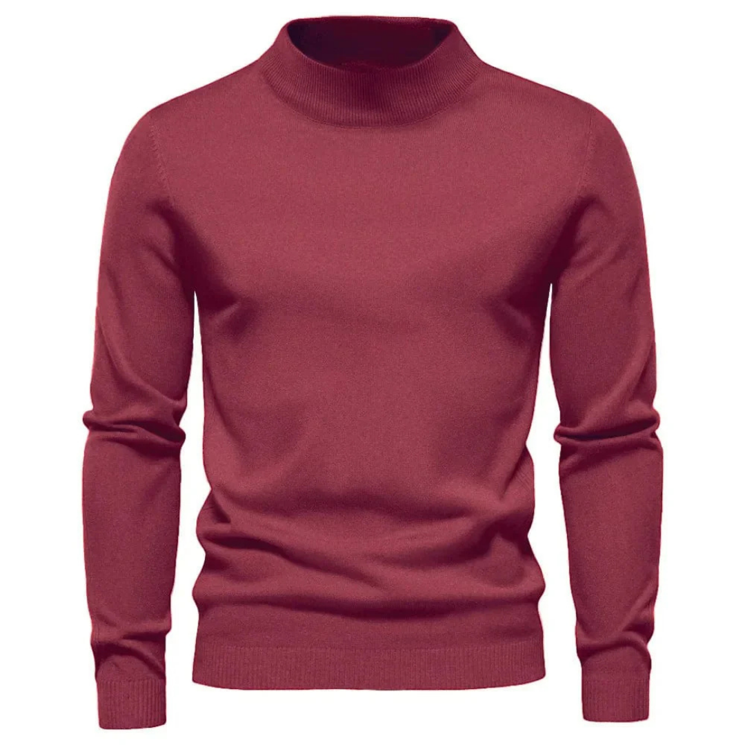 Herren Rollkragen Warmer Winterpullover | Langarm