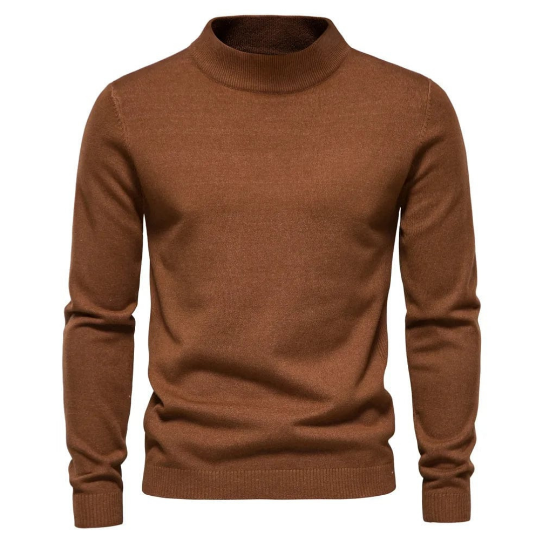 Herren Rollkragen Warmer Winterpullover | Langarm