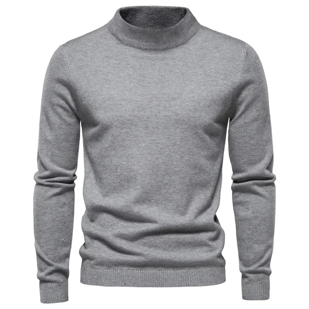 Herren Rollkragen Warmer Winterpullover | Langarm