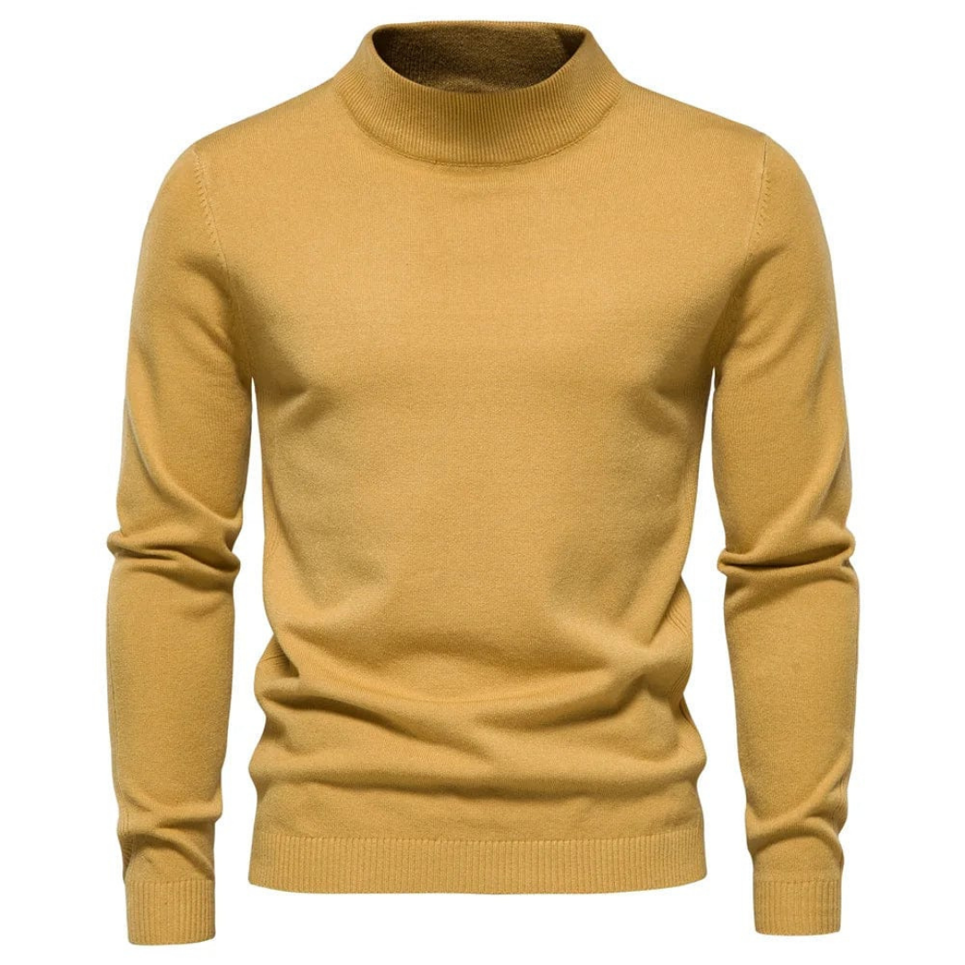 Herren Rollkragen Warmer Winterpullover | Langarm