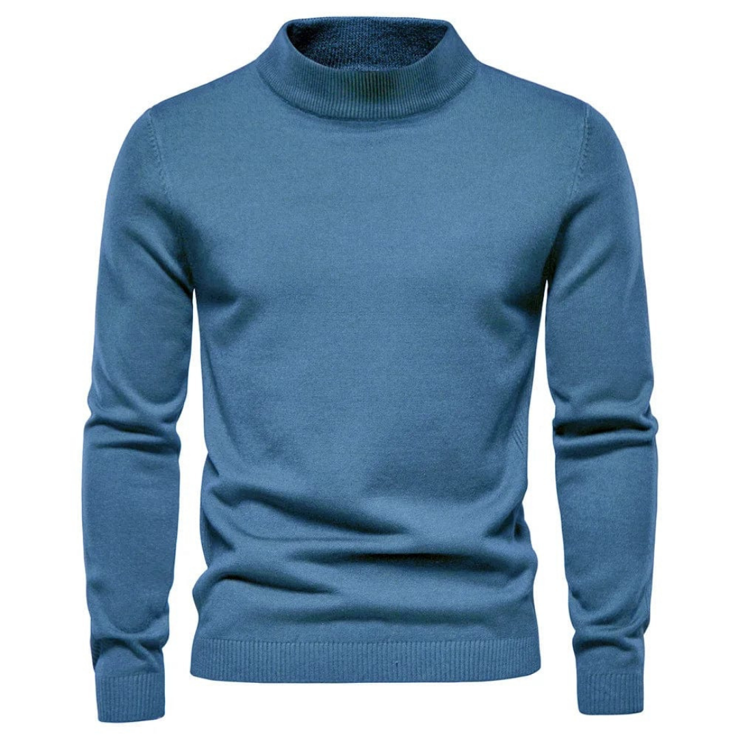 Herren Rollkragen Warmer Winterpullover | Langarm