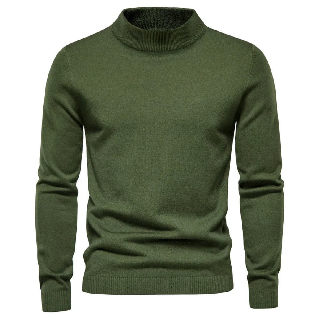 Herren Rollkragen Warmer Winterpullover | Langarm