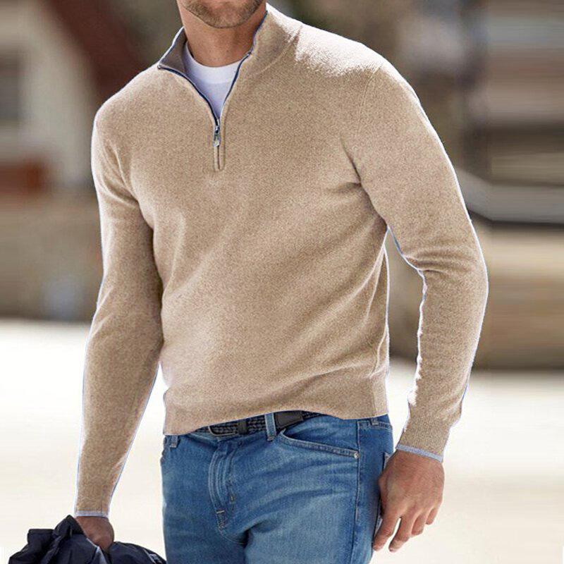 Arnulf | Pullover Herren mit Reißverschluss | Warm