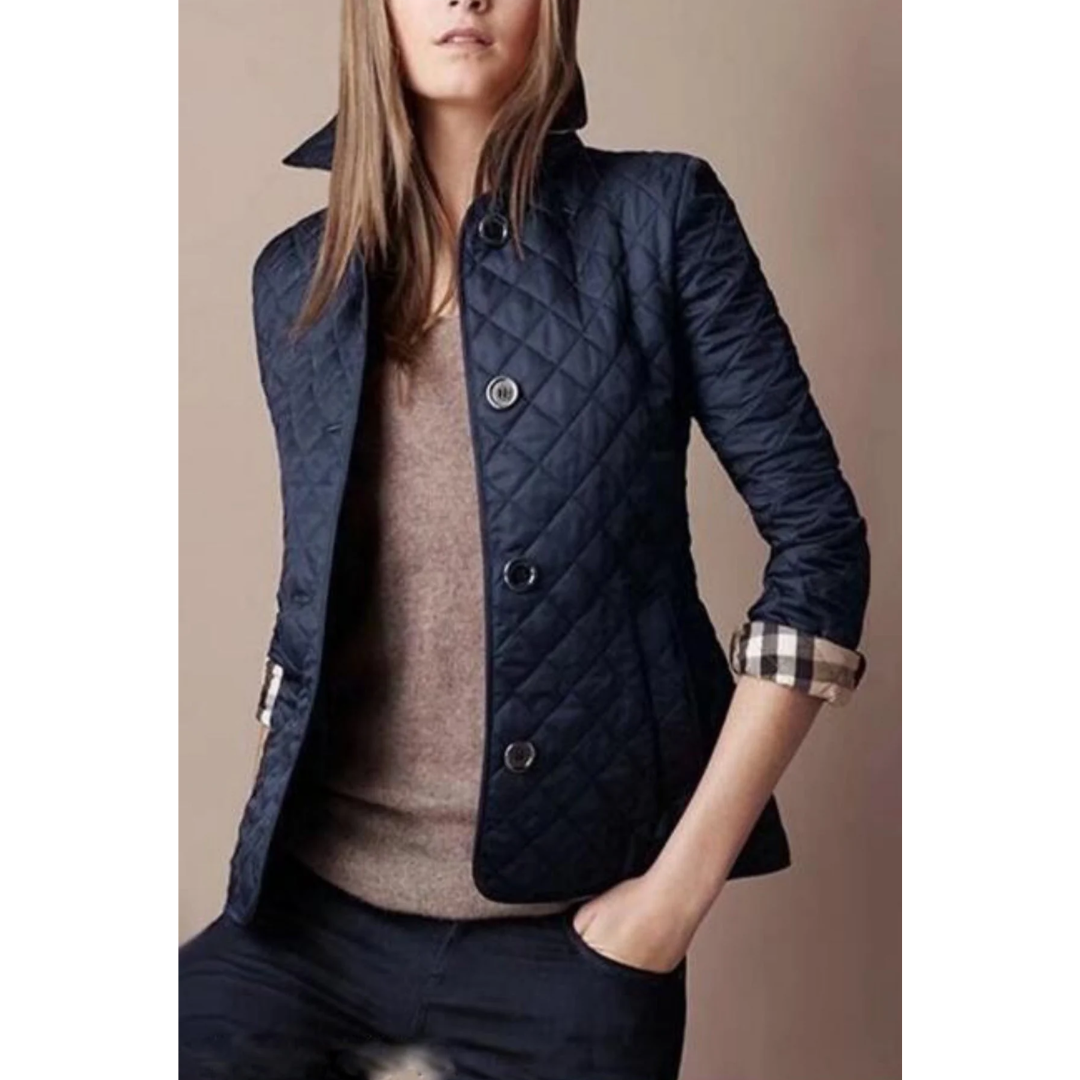 Marles | Damen Knopf Daunenjacke | Moderne