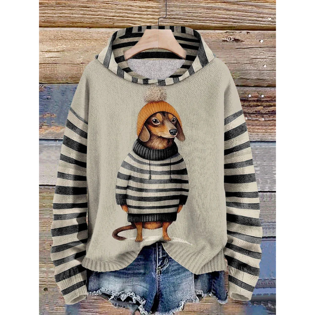 Fayyamin | Damen Bedruckter Kapuzenpulli | Winter