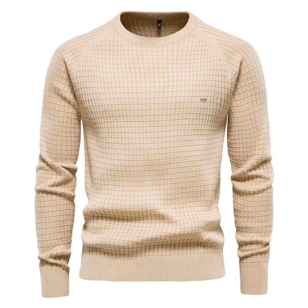 Herren Warmer Strickpullover | Langarm