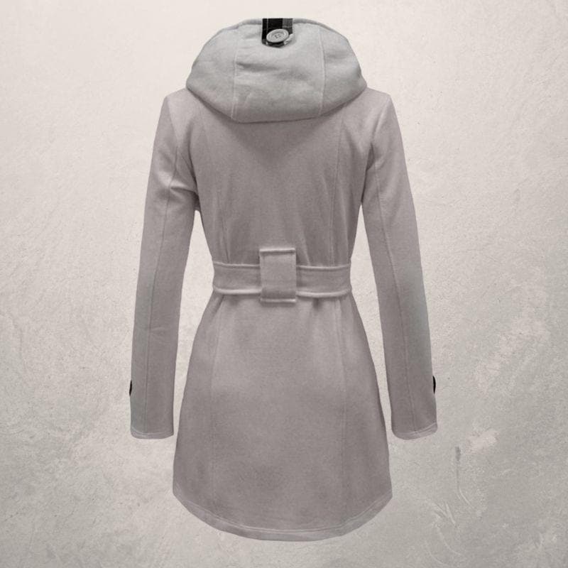 Warme Langer Wintermantel Damen | Taillengürtel