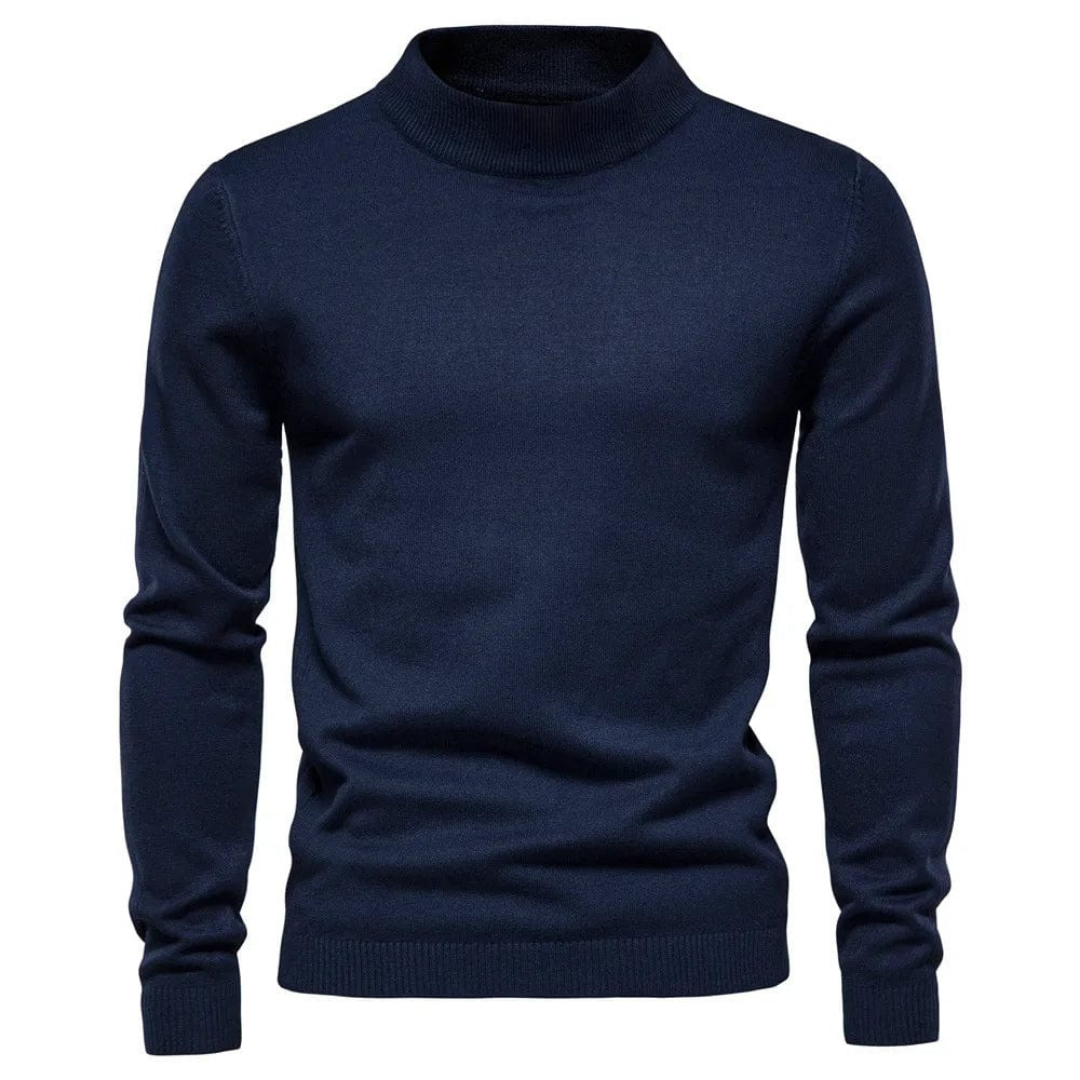 Herren Rollkragen Warmer Winterpullover | Langarm