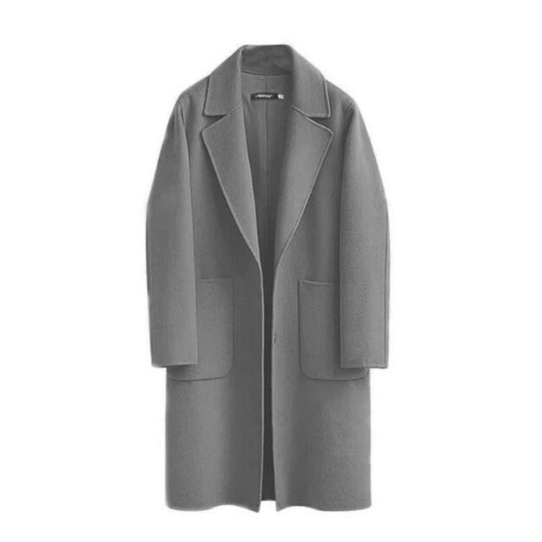 Damen Langarm Winter Warm Trench Mantel | Lange