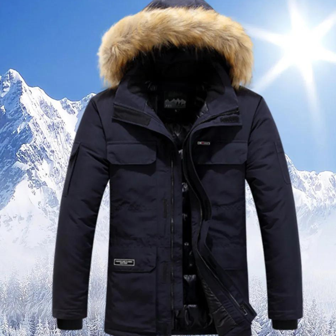 Berndia | Herren Stylischer Winter Parka Jacke | Warm