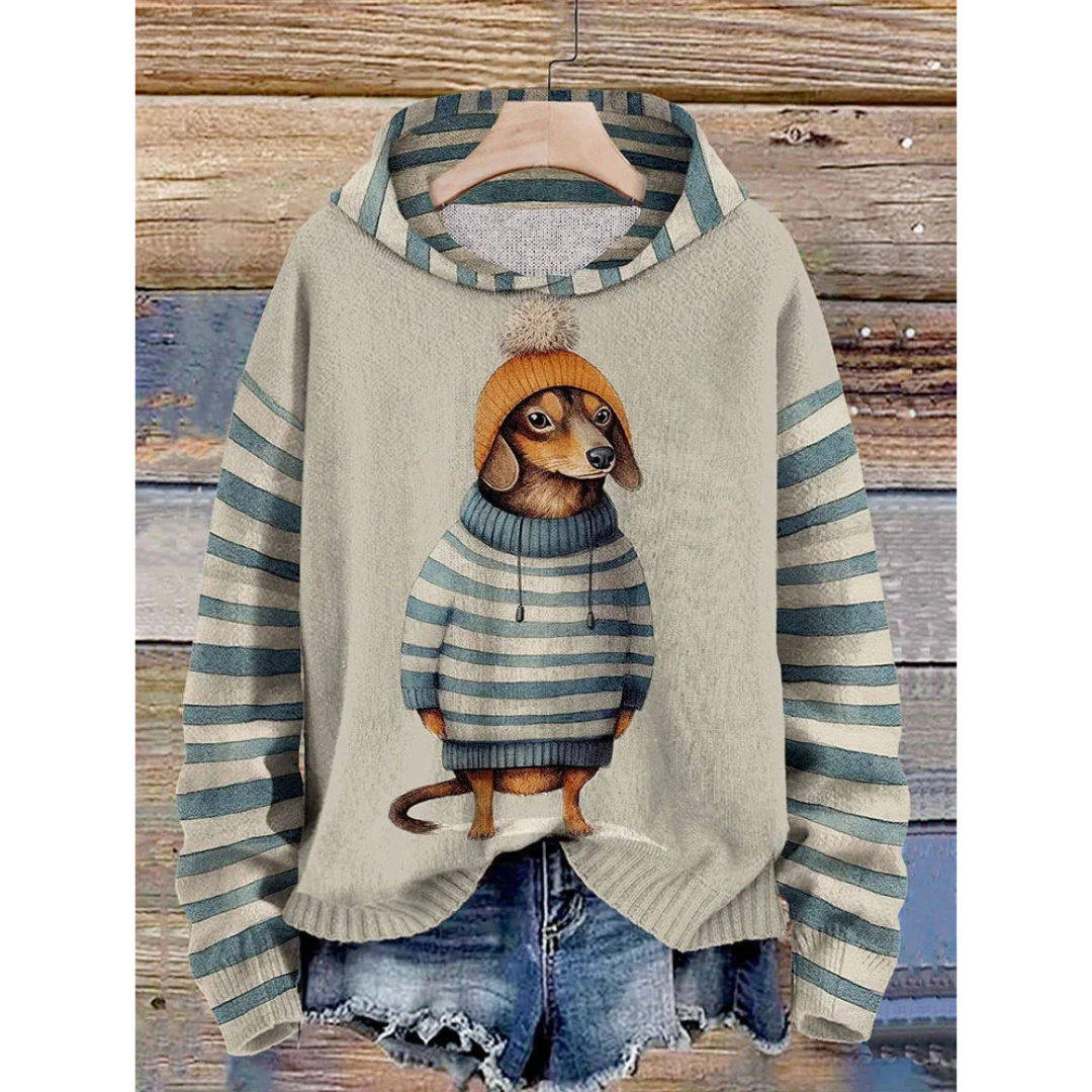 Fayyamin | Damen Bedruckter Kapuzenpulli | Winter