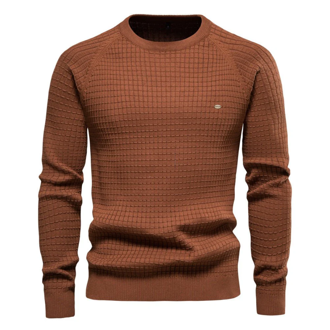Herren Warmer Strickpullover | Langarm