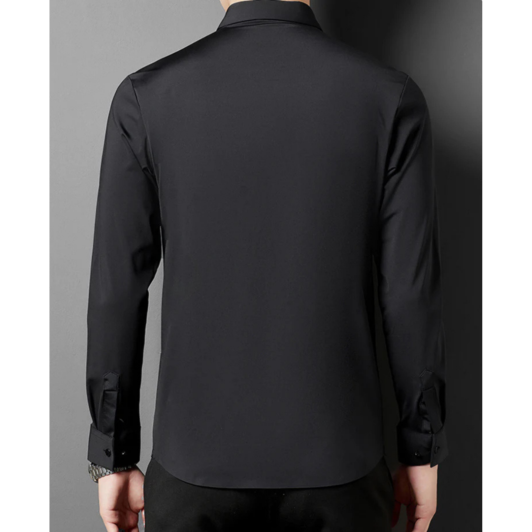 Herren Slim Fit Kleid Hemd | Knopf Daunen