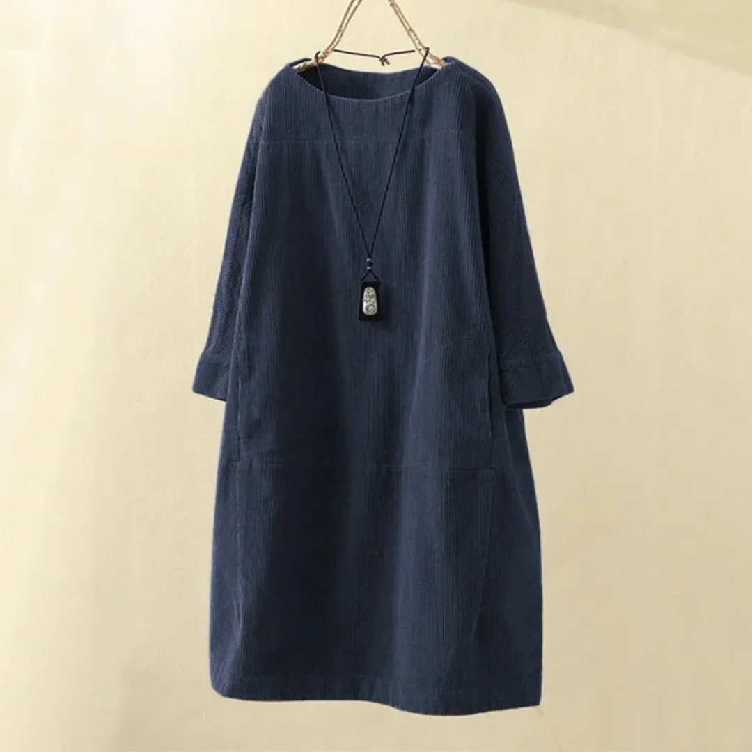 Winter Hemdblusenkleid Damen | Mini