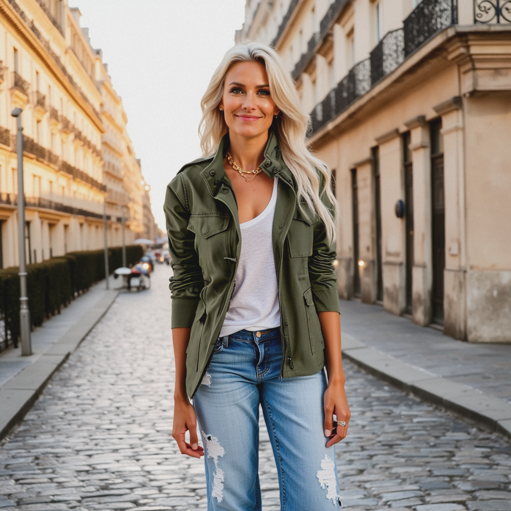 Damen Reißverschluss Lässige Jacke | Stilvoll