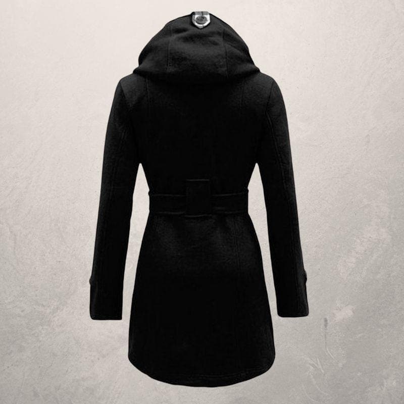 Warme Langer Wintermantel Damen | Taillengürtel