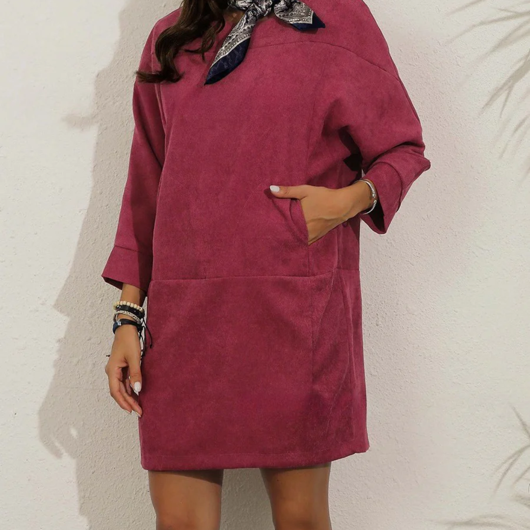 Winter Hemdblusenkleid Damen | Mini