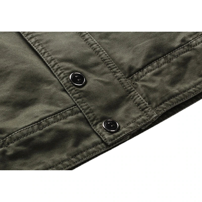 Moritzal | Herren Militärjacke | Reißverschluß