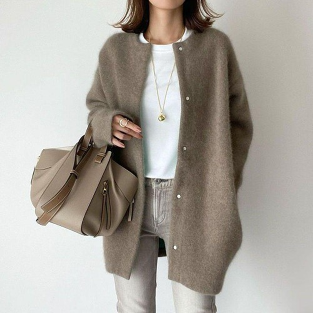 Caroline | Damen Mantel aus Stoff